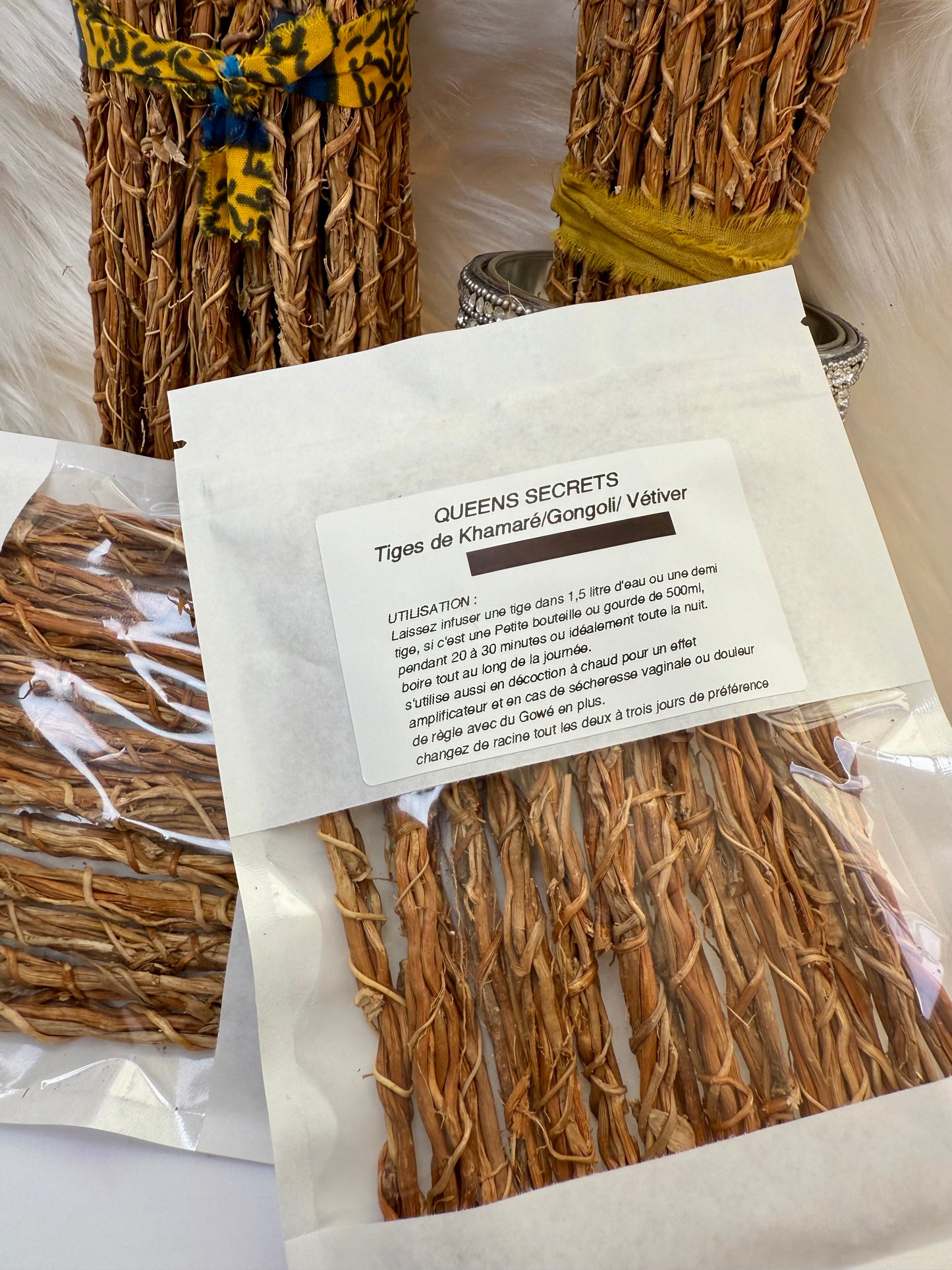 Tiges de khamaré/ Gongoli / vétiver