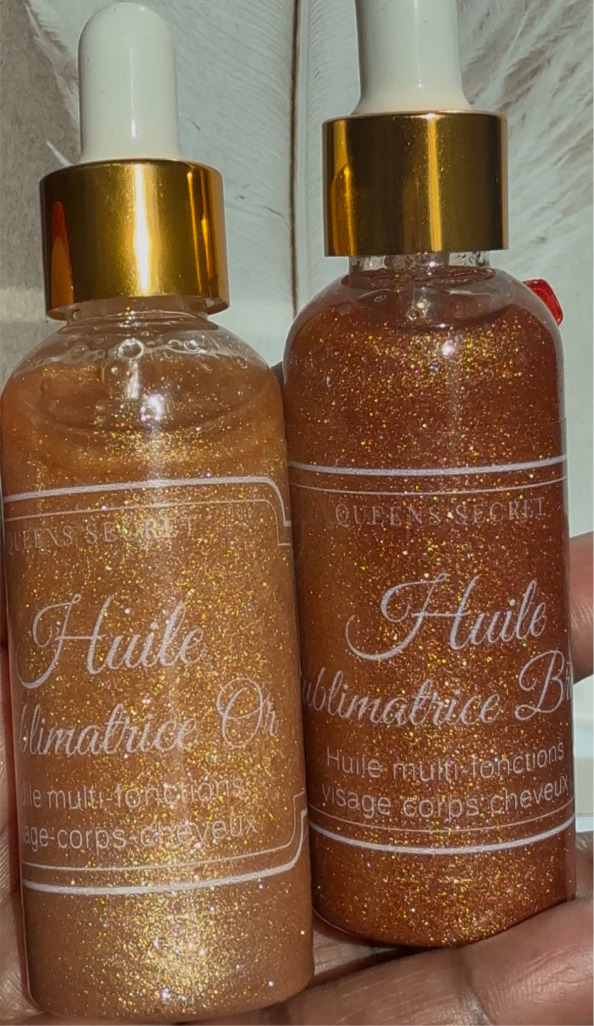 Huile de soin Sublimatrice pailleté / nacrée