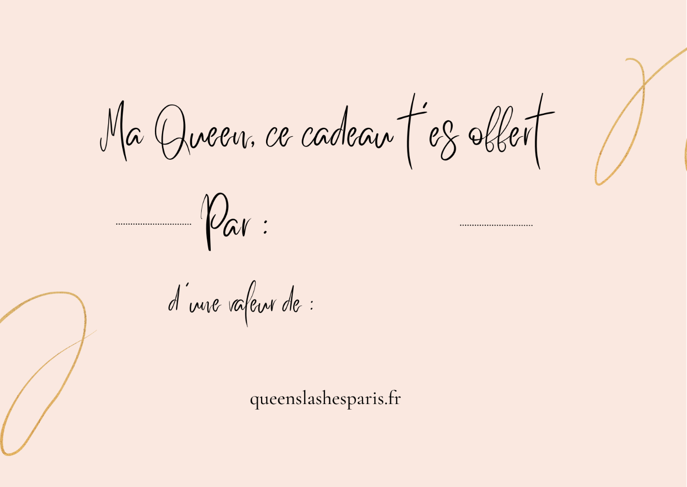 La Carte-Cadeau QUEENS SECRETS by GC