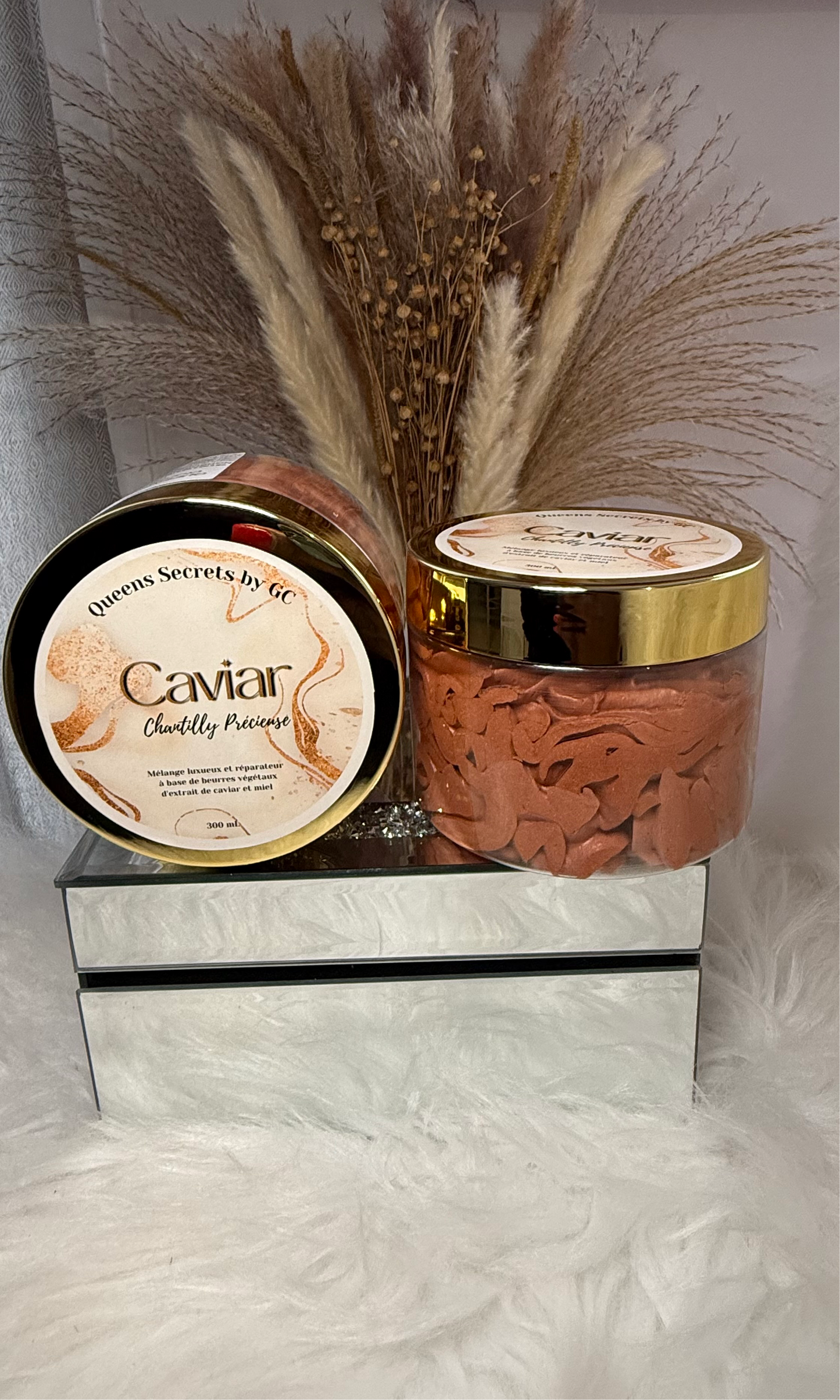 Chantilly Précieuse à l'extrait de Caviar et au mélange de beurres végétaux