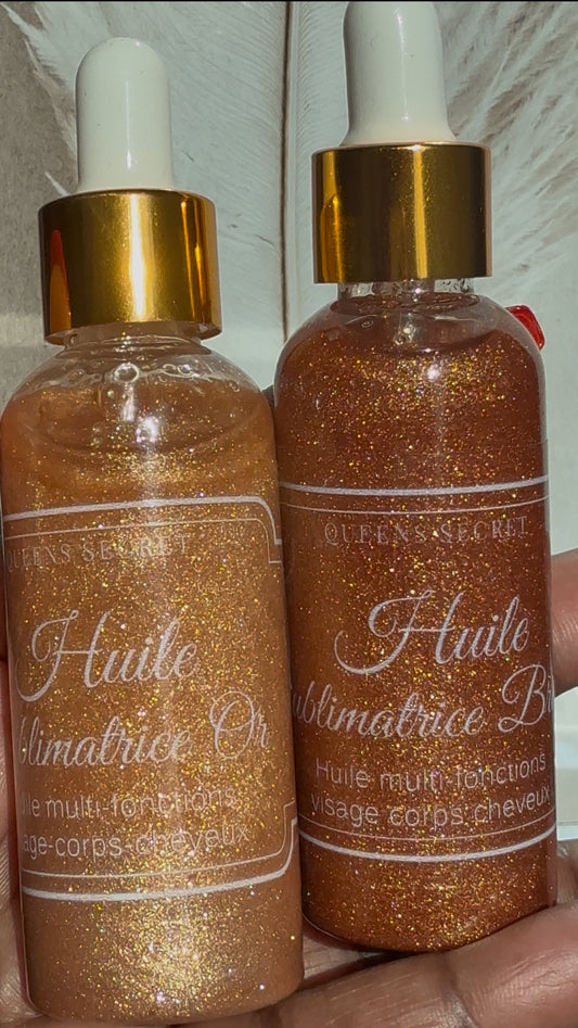 Huile de soin Sublimatrice pailleté / nacrée