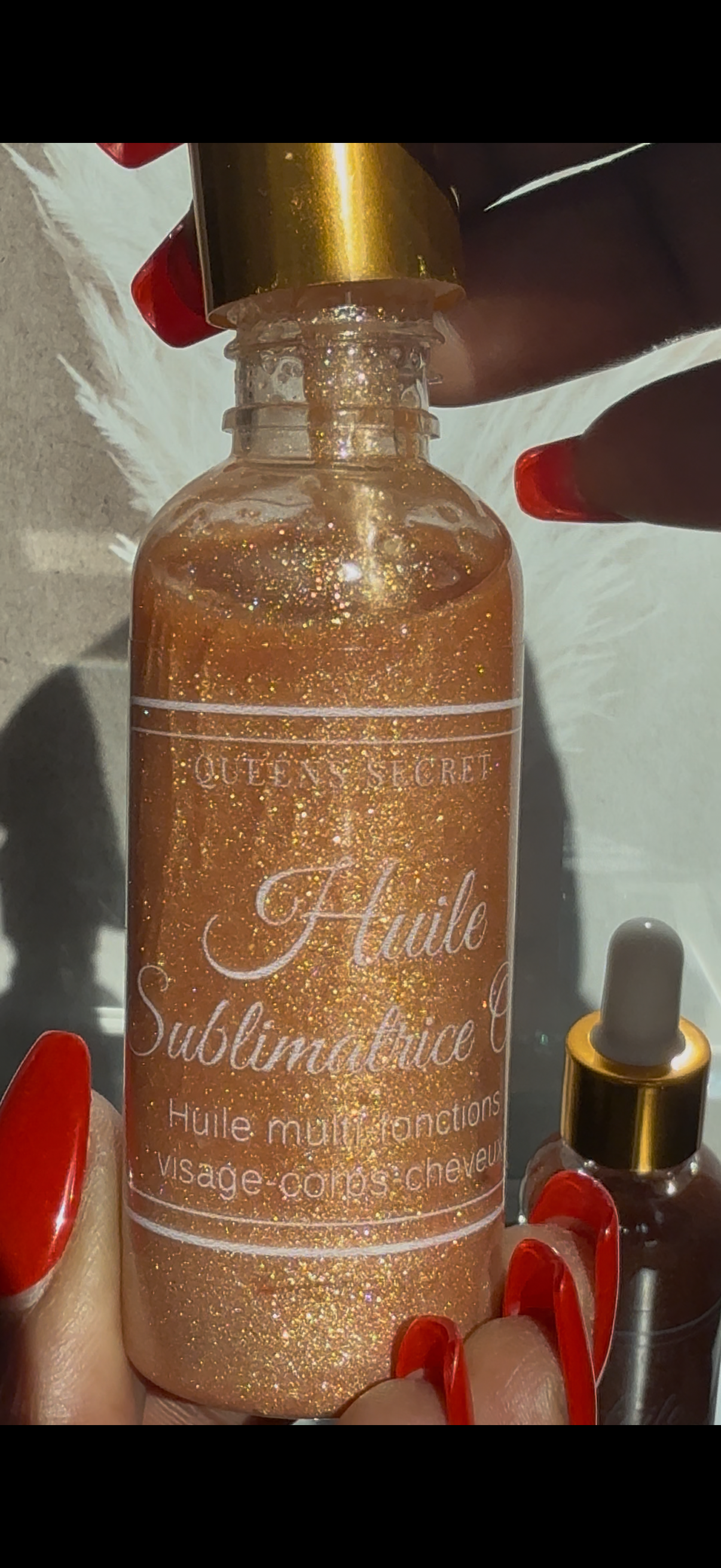 Huile de soin Sublimatrice pailleté / nacrée