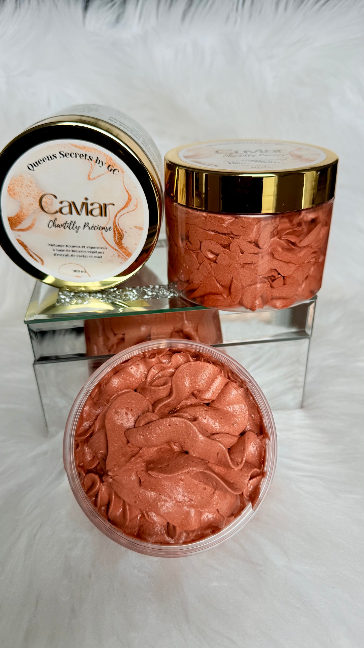 Chantilly Précieuse à l'extrait de Caviar et au mélange de beurres végétaux