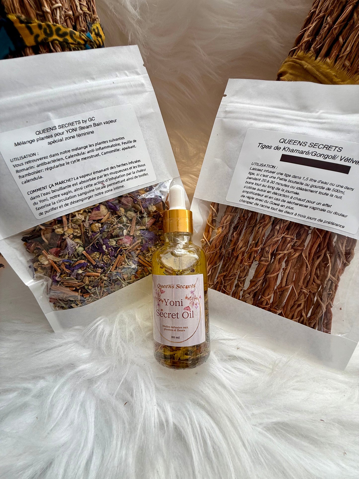 Tiges de khamaré/ Gongoli / vétiver