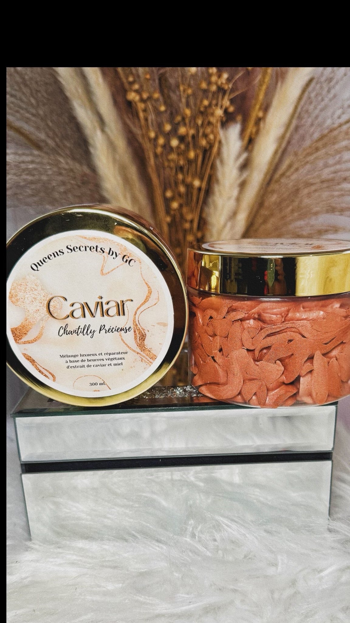 Chantilly Précieuse à l'extrait de Caviar et au mélange de beurres végétaux