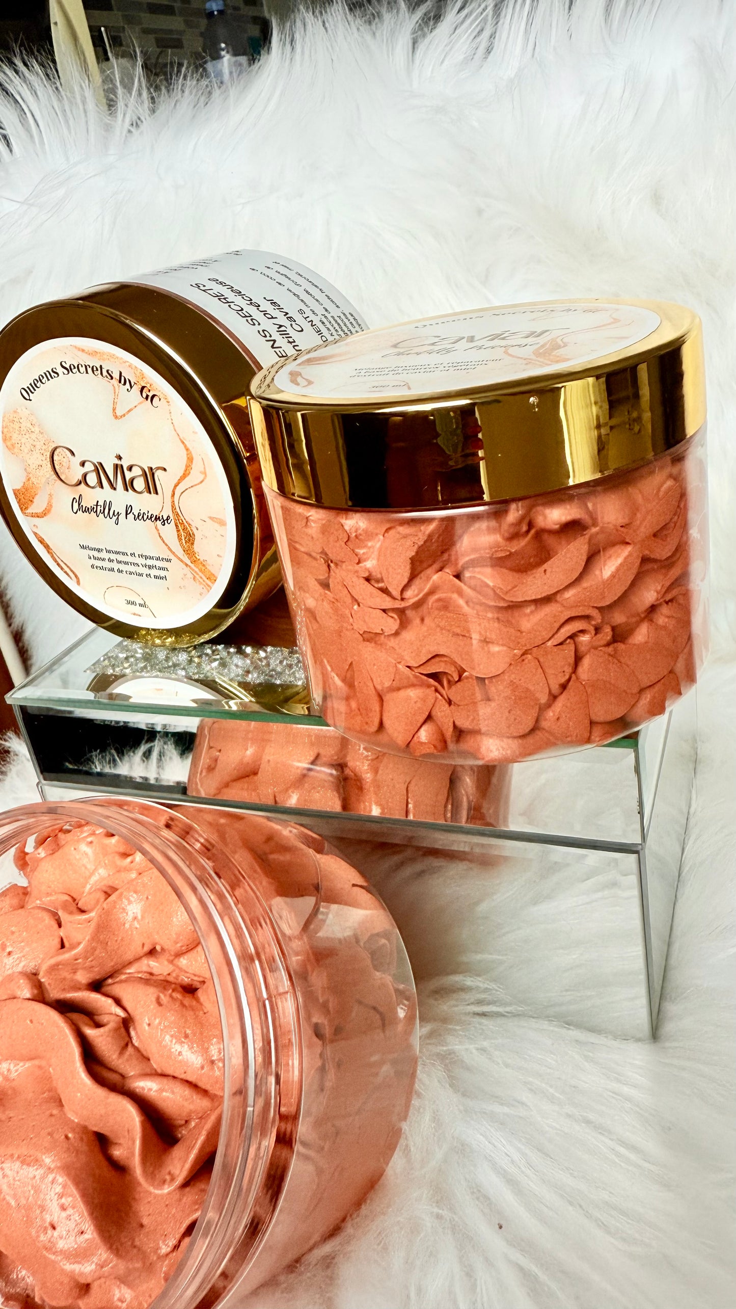 Chantilly Précieuse à l'extrait de Caviar et au mélange de beurres végétaux