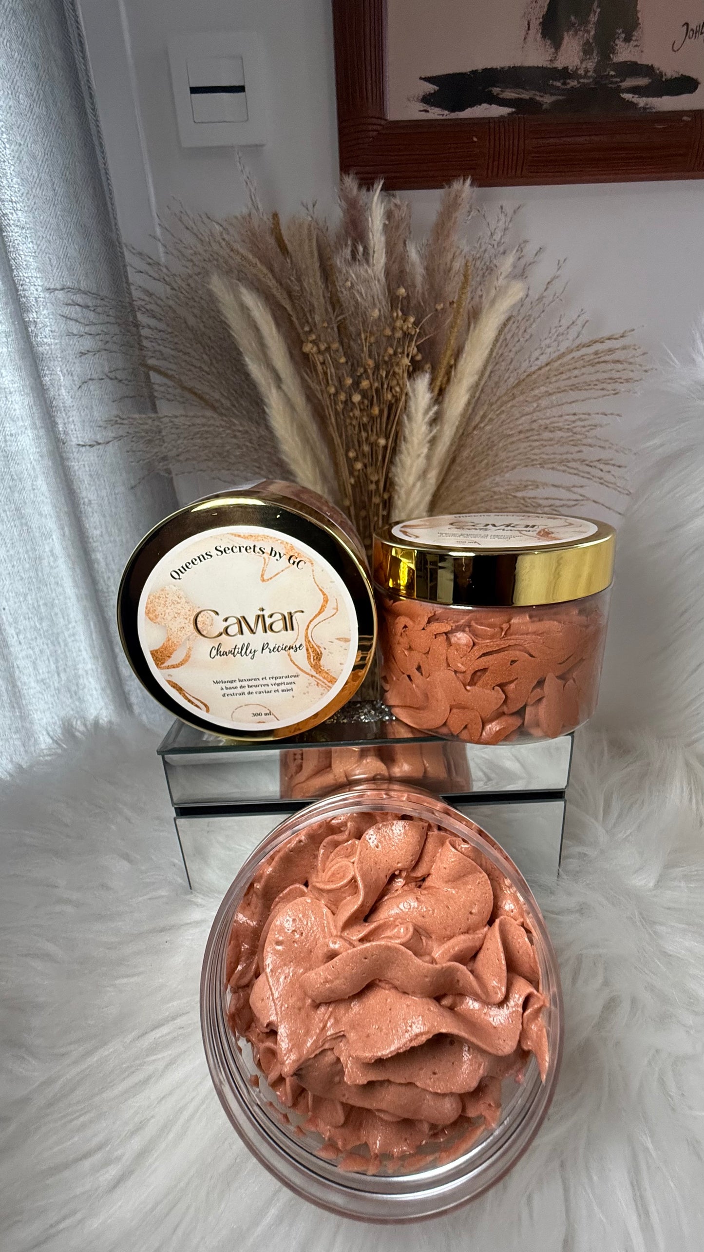 Chantilly Précieuse à l'extrait de Caviar et au mélange de beurres végétaux